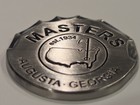 Masters Engraved Bronze Golf Ball Marker -1 3 8 Inch Jumbo Size Zinc alloy Rare
