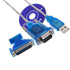 For Usb 2 0 To Rs232 Com Port 9 Pin Serial Db25 Db9 Adapter Cable Converter Usa