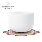 Cvnc 432hz 8 b Crown Chakra Quartz Crystal Singing Bowl For Sound Healing Bath