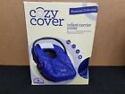Cozy Cover Premium Quilted Collection - Secure Baby Car Seat Cover - Indigo Blue