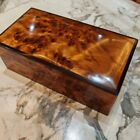 Moroccan Jewellery Box Lockable Thuya Wooden Burl Jewelry Box Organizer