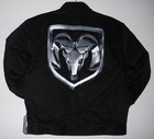 Size M Authentic Dodge Ram Racing Mechanic Printed Jacket Jh Design Black Md