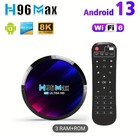 2025 Android 14 Smart Tv Box 4k H96 Max Uhd 5g Wifi Media Player Quad Core 16gb