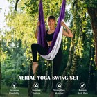 Zelus Aerial Yoga Swing Sling Strong Yoga Hammock Kit Set Trapeze Inversion E   