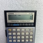 Vintage Retro Casio Fc-100 Financial Consultant Electronic Calculator With Case