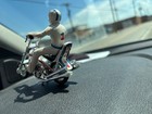 Vintage Evel Knievel Precision Miniatures Chopper   Motorcycle Figure Ideal