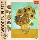 Trefl Wood Craft 200 Piece Wooden Puzzle - Sunflowers - Vincent Van Gogh