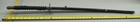 Decorative Katana Samurai Sword W  Dragon Habaki Black Scabbard Display Piece