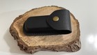 Buck 110usa  sheath Only  Black Leather Sheath - -great Condition--