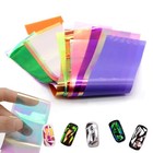 20pcs Iridescent Holographic Cellophane Foil Sheets Broken Glass Nail Art Resin