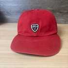 Vintage Nike Hat Cap Strap Back Red Golf Duluth East Greyhounds High School