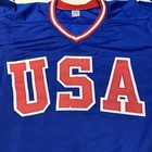 Jim Craig Auto Custom Signed Hockey Jersey Jsa Size Xl Team Usa Certified 