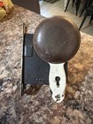 Antique Door Hardware Skeleton Key Plate Door Knob Architectural Piece-1940 Home