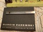 Marcim Zaremski Sterling Silver Tie Clip   Tie Bar