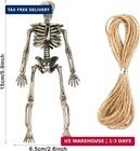 Small Skeleton Figurine 6 Inches 6 Pieces Plastic Skeletons Mini Poseable Skelet