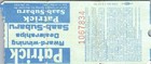 Clash Ticket Stub  Centrum In Worcester  Apr  13 1984