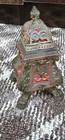 Vintage Antique Glass Inkwell Rare Collectible Desk Writing Ink Well