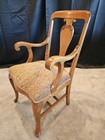 Circa 1900   6  Queen Anne Chairs Quarter-sawn Oak With Cabriole Legs