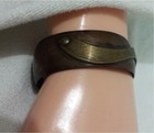 Vintage Artisan Copper Cuff Band Natural Beauty Bracelet Womens Size 6 5 Pretty