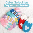 Pet Small Dog Warm Knit Sweater Clothes Puppy Cat Knitwear Costume Coat Vest