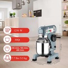 30qt Commercial Stand Mixer 1250w 3-speed Stainless Steel Bakery Restaurant