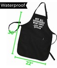 Nwt Apron Not All Superheroes Wear Capes Some Wear Aprons 2 Pocket Black Apron