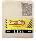 Covergrip 3 5 Foot X 4 Foot 8 Ounce Slip Resistant Quick Drop Cloth Washable New
