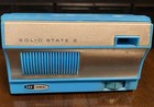 Vintage Ideal 1965 Solid State 6 Transistor Am Radio - Sky Blue  working