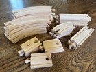 Wooden Train Track Lot Railway Set Thomas The Train Brio Accessories 49-piece