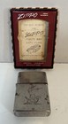 Vintage Zippo Lighter Man Hunting With Dog Original Box Pat 2517191 Made In Usa