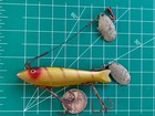 Vtg Fishing Lure Heddon Vintage Super Dowagiac Spook Spinner Crankbait Rare Odd