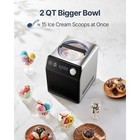 Uimoso 2 Quart Electric Ice Cream Maker Machine For Gelato And Yogurt Diy Black