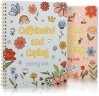 Beautiful Adult Coloring Book Set Of 2 For Relaxation - Sassy Motivational And F