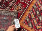 5x10 Antique Oriental Rug Hand-woven Vintage Red Handmade Geometric Caucasian Ft
