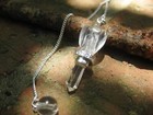 Metaphysical Answers Connect With Angels Pendulum pendant Herkimer Diamond
