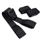 Line2design Spine Board Straps - Disposable Backboard Straps Pack Of 3 - Black