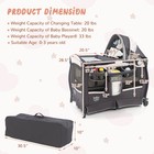 4-in-1 Portable Pack   Play Foldable Baby Bassinet W  Mattress Carrying Bag