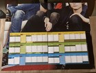 Morrissey Nme 2005 Double Sided Fold -out Calendar Poster Vintage