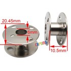 25pcs  172222 Metal Bobbins For Singer 240  241  242  247  248  249  66  99  99k