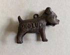 Ideal Dog Food Mini Good Luck Dog terrier advertising Promo vintage Copper 1950s
