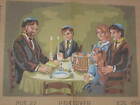 Passover Needlepoint Canvas Judaica Jewish Art Made In Austria Vintage