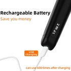 Zmol Rechargeable Operated Electric Eraser Kit For Artists  Black   Kit With 2 E
