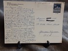 Berlin Germany Checkpoint  Charlie Post Card Used W Tourist Notes German Stamp 