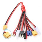 Rc Convert Cable 8 In 1 Car Truck Charger Splitter Lipo Battery Adapter Cable
