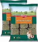 Alfalfa Cubes For Rabbits  Guinea Pigs  And Other Small Animals  15 Oz Pack Of 2