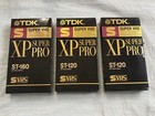 Sealed Lot Vhs Cassette Video 8 Tapes Tdk Sony Maxell Xp Super Pro 160 High Bias