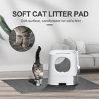Cat Litter Box Mat  35  X 24  Large Kitty Litter Trapping Mat Keep Floor Clean 