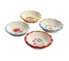 Pioneer Woman Mini Pie Dish Floral Medley 5 5in Stoneware Set Of 4 