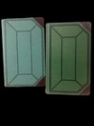 Lot 2 Vtg Std Boorum Pease Ledger Record Book 300   150 Pages Sleeve 67 1 8