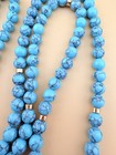 Collectible Natural Turquoise 99-bead Islamic Rosary Tasbih                                 